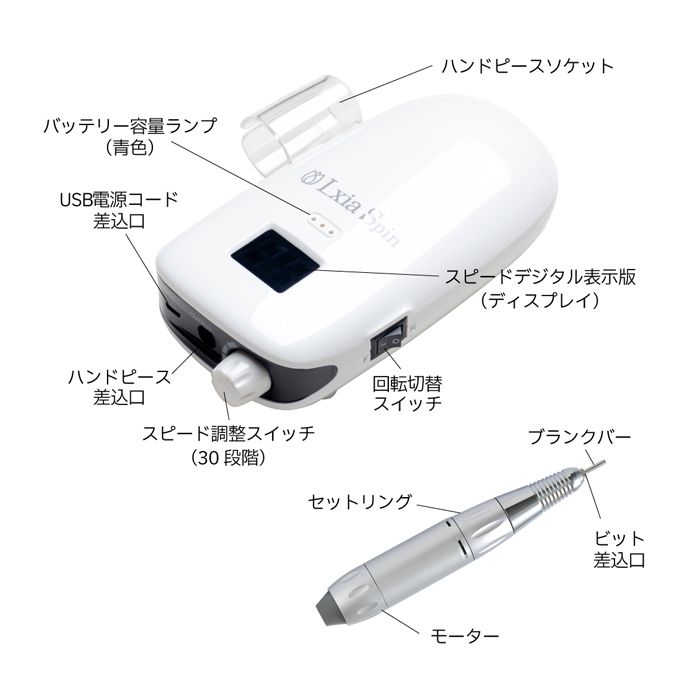 レクシアスピンN ネイルマシーン